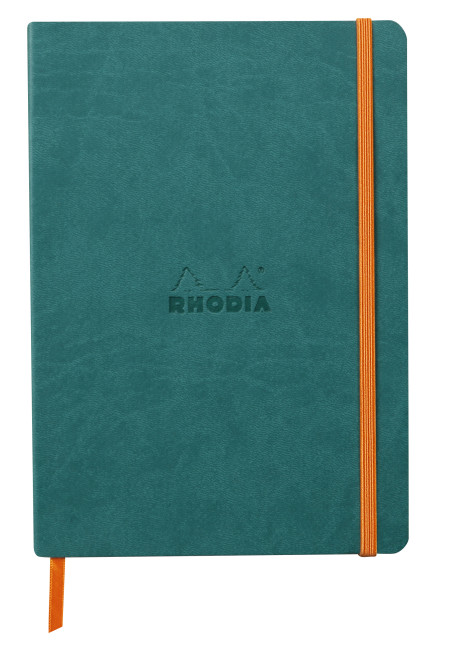 Rhodia Softcover Notebook - A5 - Peacock - Dotted